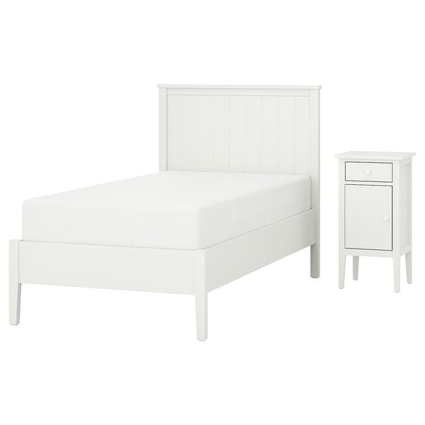GULLABERG Bedroom furniture, set of 2, white, 90x200 cm