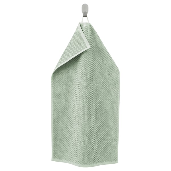 GULVIAL Hand towel, pale grey-green, 40x70 cm