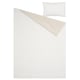 HEDFRYLE Comforter set, white/beige, 150x200/50x80 cm