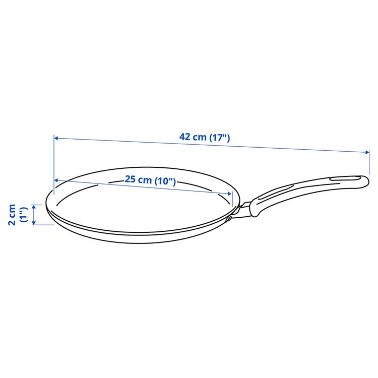 HEMLAGAD crepe/pancake pan, 25 cm IKEA