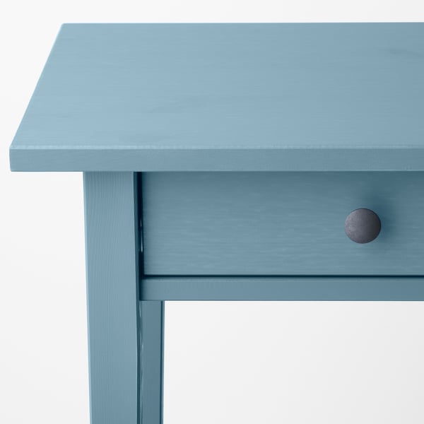 HEMNES Bedside table blue stain IKEA