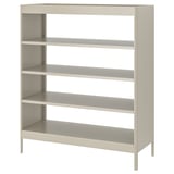IDÅSEN Shelving unit, beige, 120x140 cm
