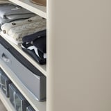 IDÅSEN Shelving unit, beige, 120x140 cm