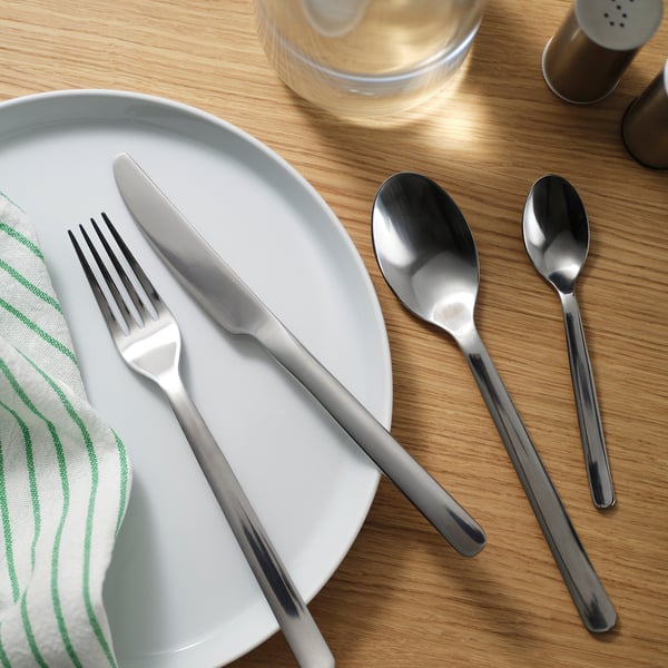 IKEA 365+ 24-piece cutlery set, stainless steel