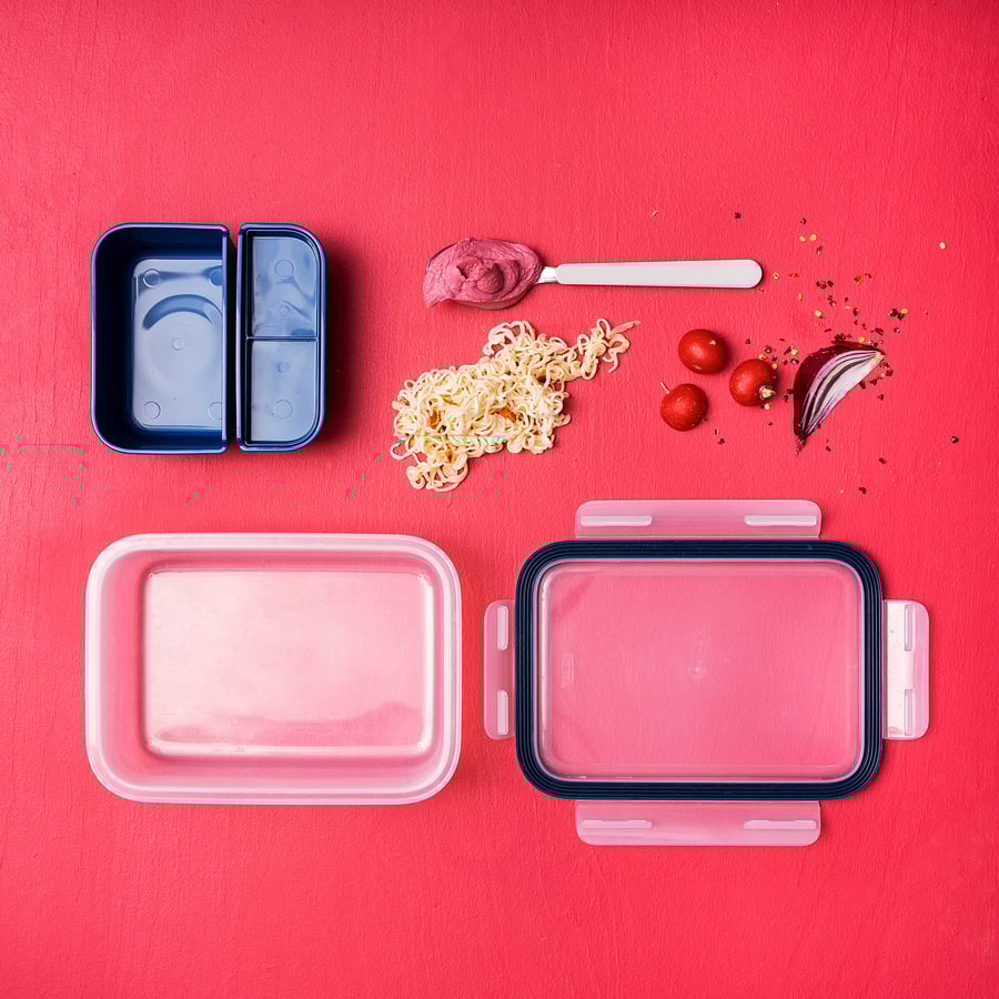 IKEA 365+ Insert for food container, set of 2 dark blue IKEA