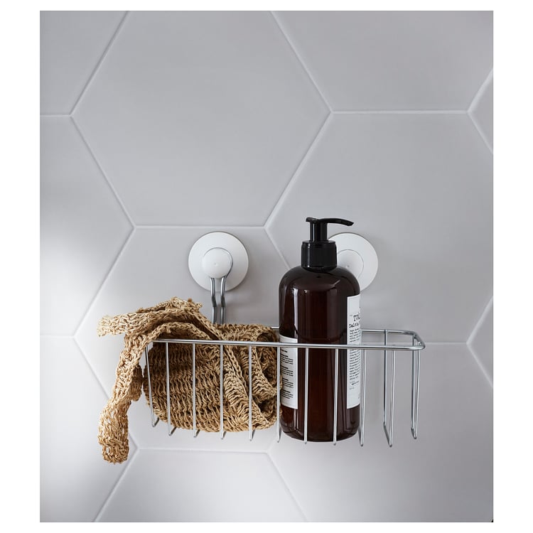 IMMELN سلة حمام, طلاء زنك, 24x14 سم IKEA IMMELN سلة حمام, طلاء زنك, 24x14 سم IKEA