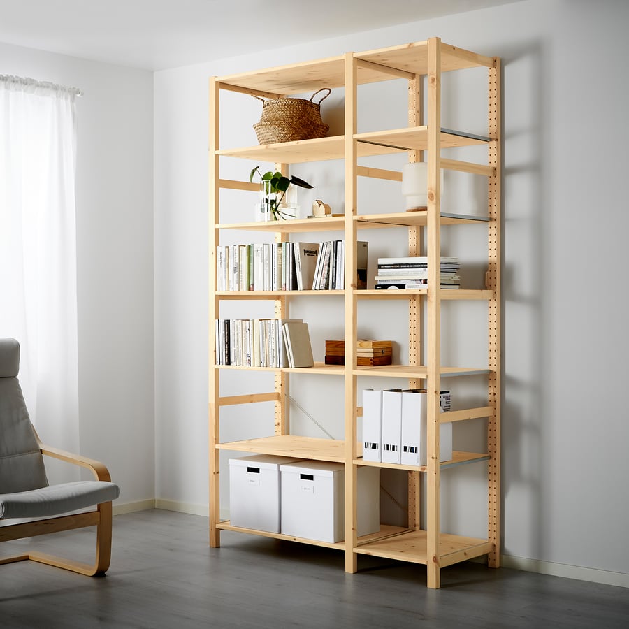 IVAR 2 sections/shelves pine IKEA