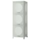 IVÖSJÖN Cabinet with doors, green, 33x34x99 cm