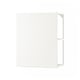 Option: JÄRNBODA Wall cabinet, with shelf and door white, 60x32x75 cm