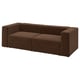 JÄTTEBO 3-seat modular sofa, Samsala dark brown