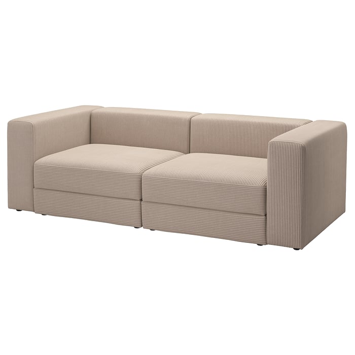 JÄTTEBO 3seat modular sofa Samsala greybeige IKEA