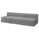 JÄTTEBO 4,5-seat modular sofa, Tonerud grey