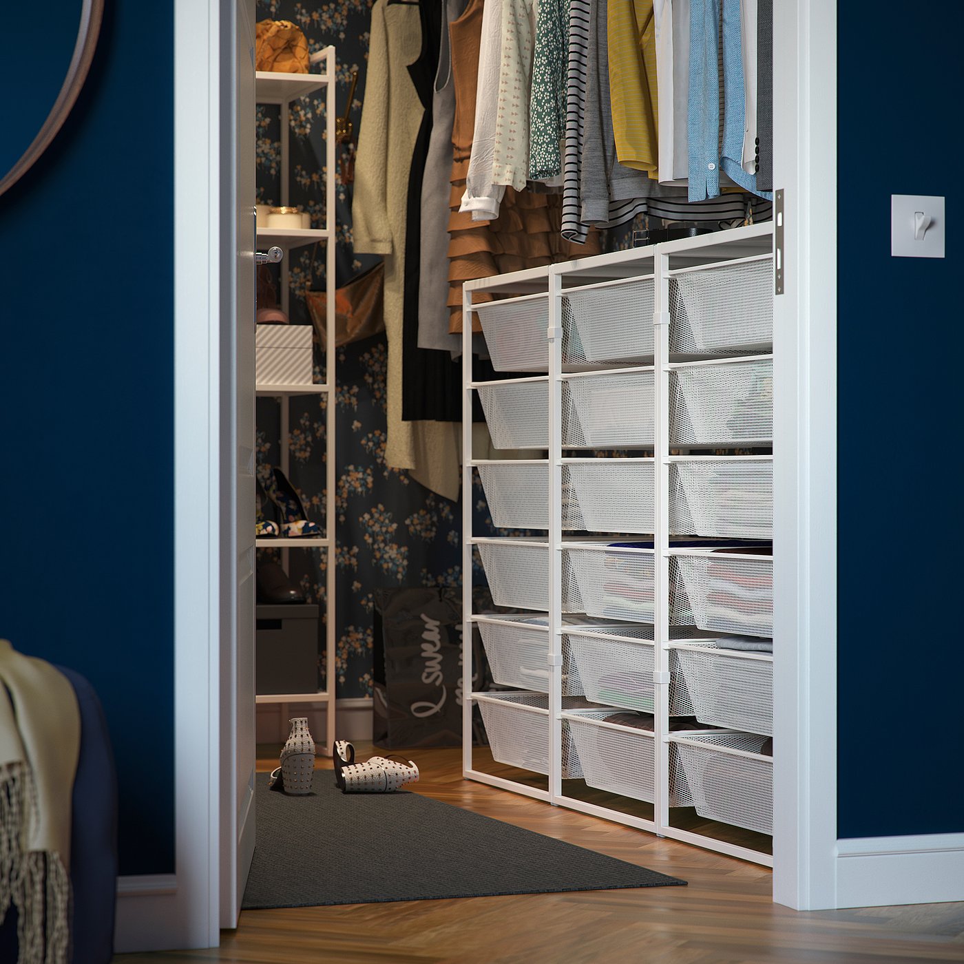 JONAXEL Storage combination, white, 50x51x104 cm - IKEA