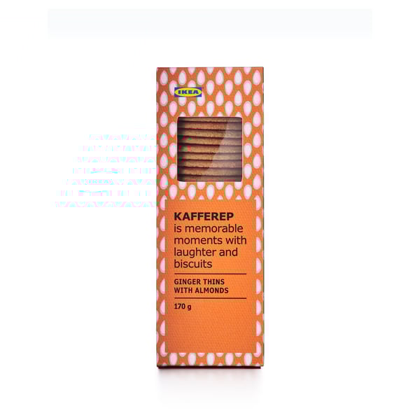 KAFFEREP Ginger thins with almonds
