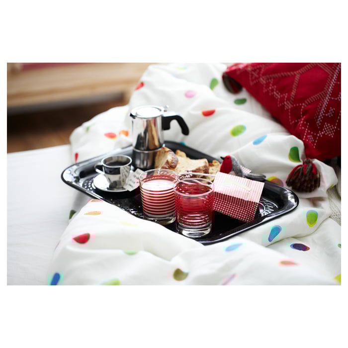 KALASET Espresso cup and saucer stainless steel IKEA