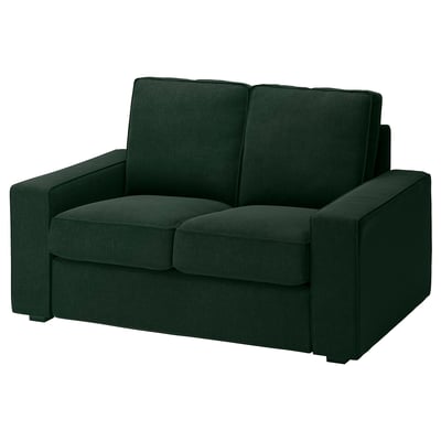 KIVIK Compact 2-seat sofa, Tallmyra dark green