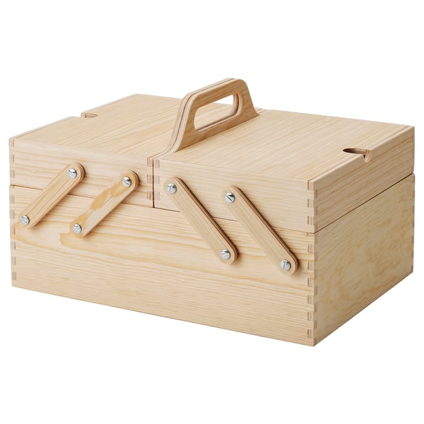 klammemacka منظم مكتب لون طبيعي خشب معاكس 35x22 سم ikea