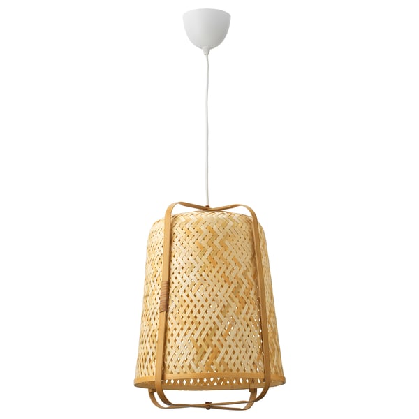 KNIXHULT Pendant lamp, bamboo/handmade, 40 cm