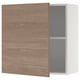 KNOXHULT Wall cabinet with door, wood effect/grey, 60x60 cm