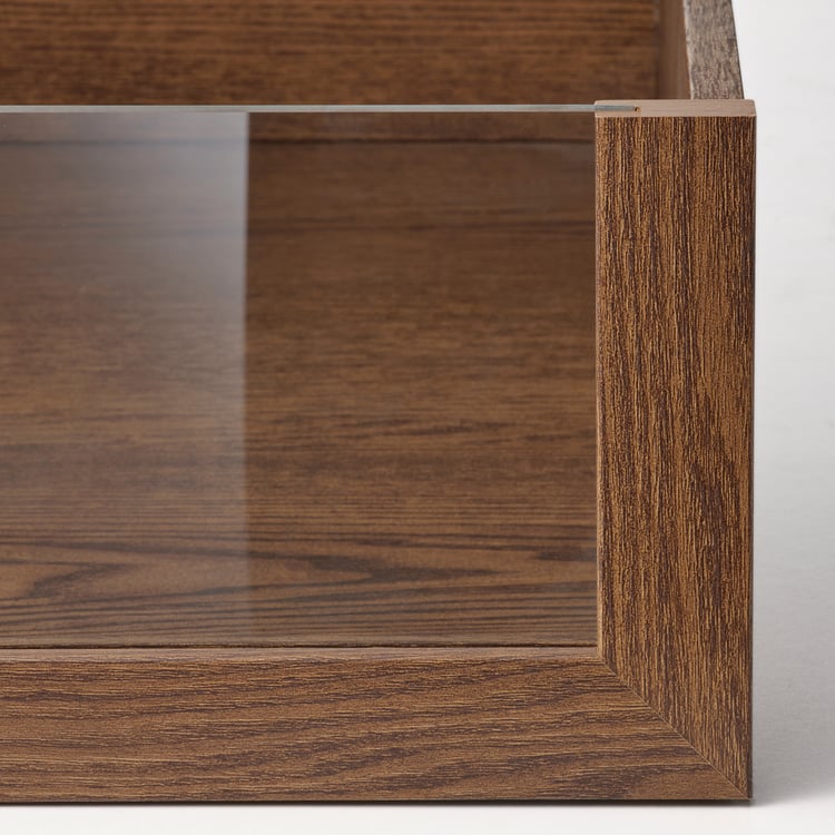 KOMPLEMENT درج مع واجهة زجاجية, مظهر الخشب مصبوغ بني, 100x58 سم IKEA KOMPLEMENT درج مع واجهة زجاجية, مظهر الخشب مصبوغ بني, 100x58 سم IKEA
