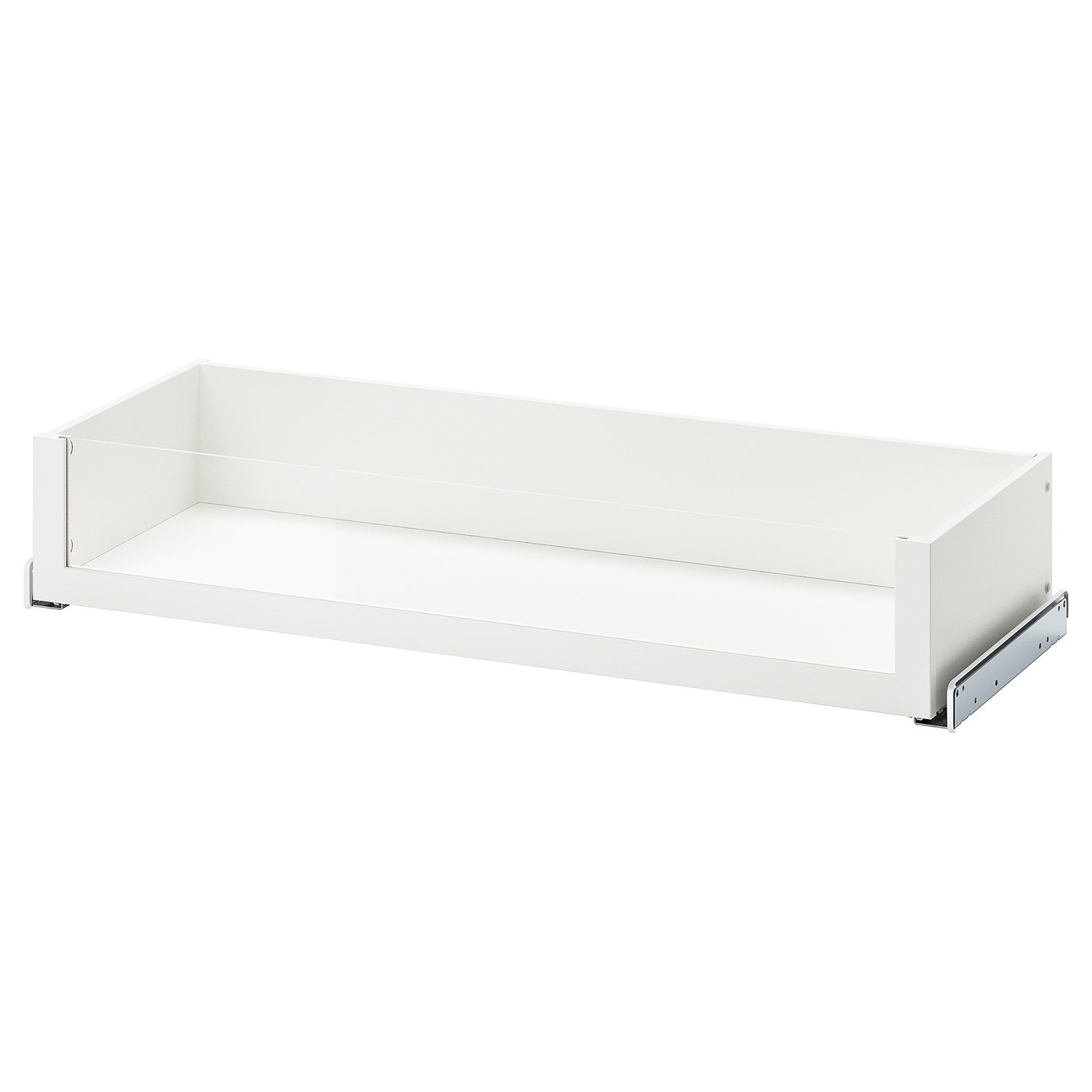 KOMPLEMENT Drawer with glass front white IKEA