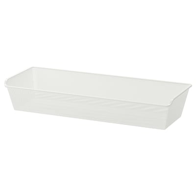 KOMPLEMENT Mesh basket, white, 100x35 cm