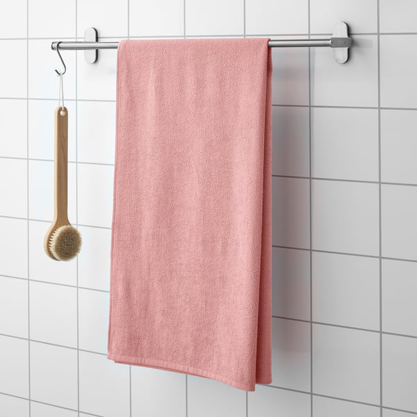 KORNAN Bath towel - pink - IKEA