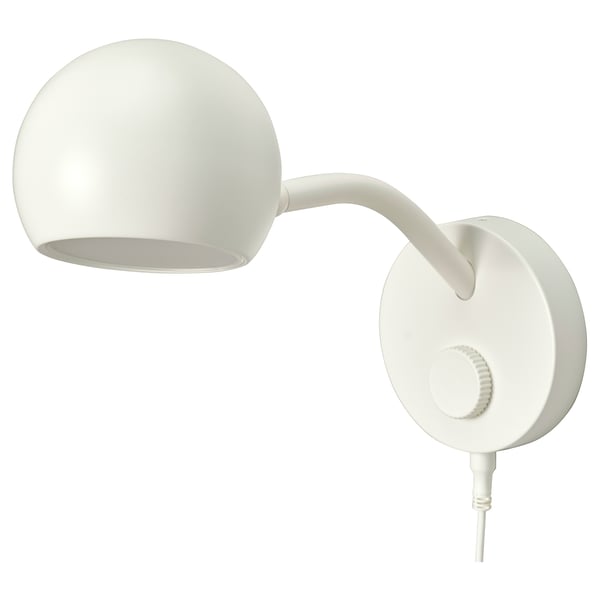 KORVSNÖRE LED wall lamp, dimmable/white