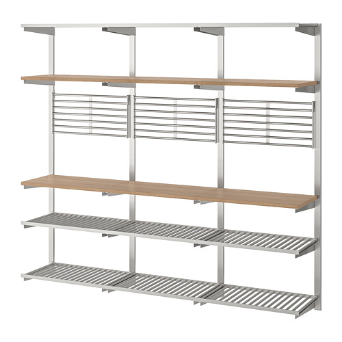 KUNGSFORS Suspension rail with shelf/wll grid IKEA