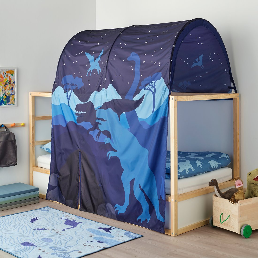 KURA Bed tent dinosaur IKEA