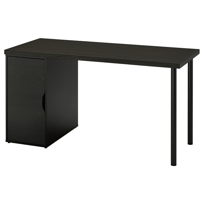 LAGKAPTEN / ALEX Desk blackbrown/black IKEA