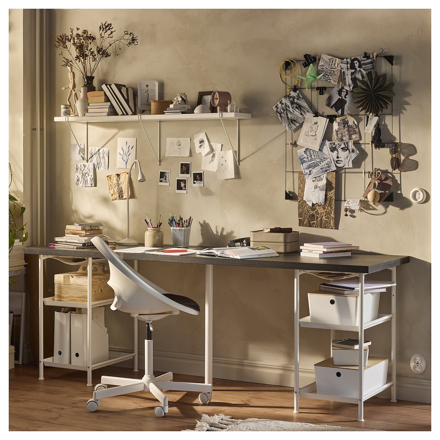LAGKAPTEN table top, black-brown, 200x60 cm - IKEA