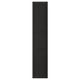 Option: LERHYTTAN Door, black stained, 40x200 cm