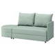 LINDÅKRA 2-seat sofa-bed, Vissle light grey-green