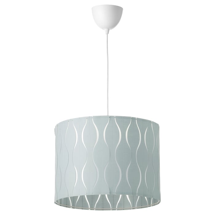 LÖKNÄS / HEMMA Pendant lamp blue/silvercolour IKEA