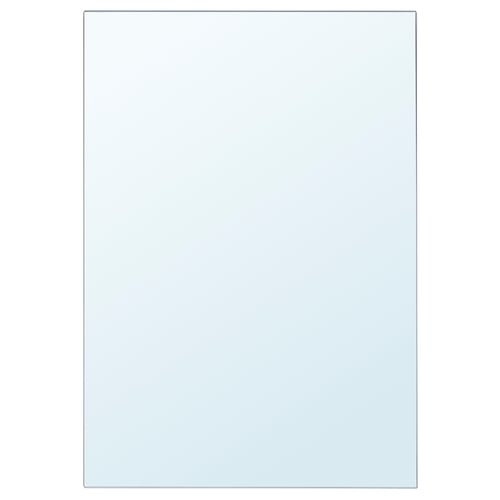 LÖNSÅS mirror: rectangular, clear glass, sleek design, wall-mounted.
