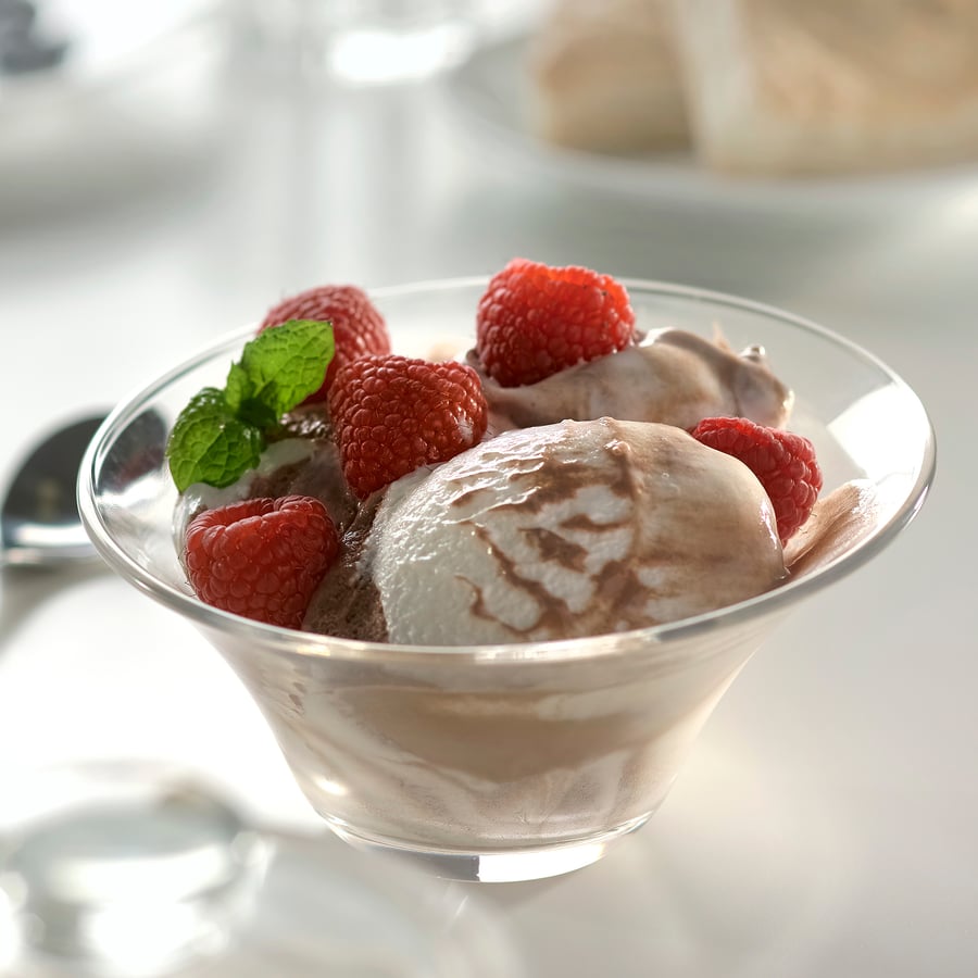 LOTSFISK Dessert bowl clear glass IKEA