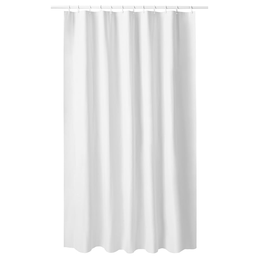 LUDDHAGTORN Shower curtain white IKEA