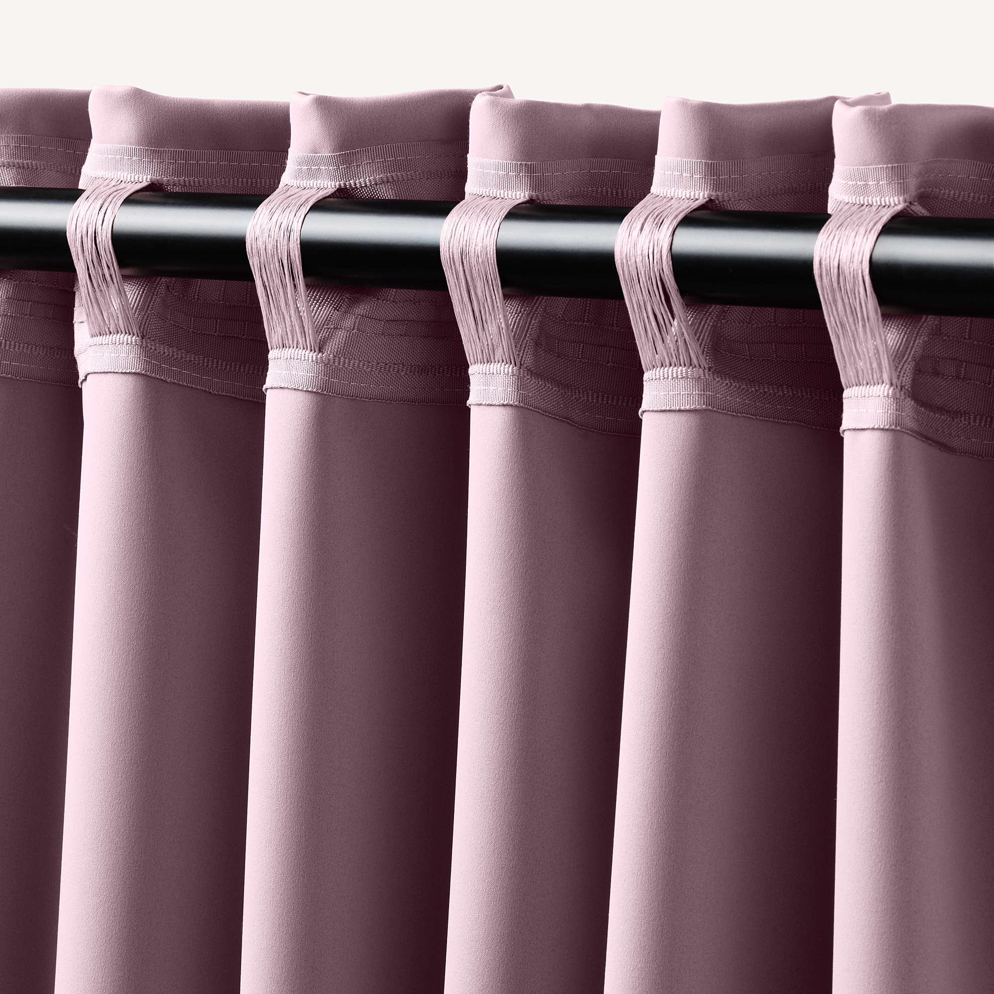 MAJGULL Room darkening curtains, 1 pair light pink IKEA