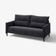 MANNARP 3-seat sofa, Saxemara black-blue