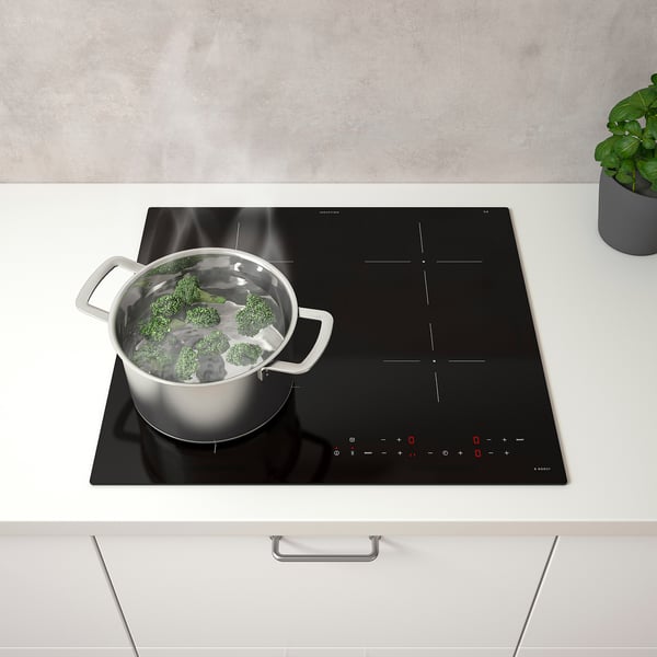 MATMÄSSIG Induction hob, IKEA 300 black, 59 cm