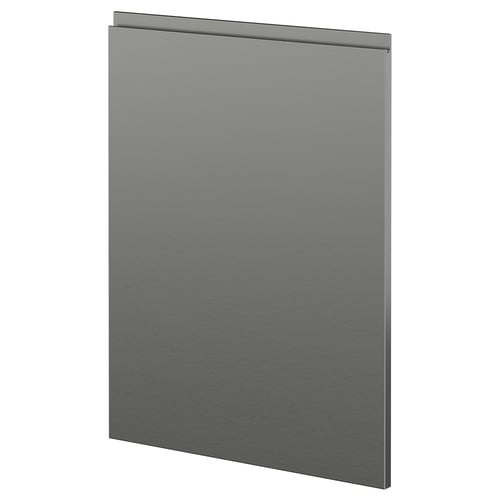 METOD 1 front for dishwasher, Voxtorp stainless steel effect, 60 cm