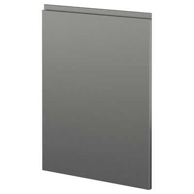 METOD 1 front for dishwasher, Voxtorp stainless steel effect, 60 cm