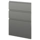 METOD 3 fronts for dishwasher, Voxtorp stainless steel effect, 60 cm