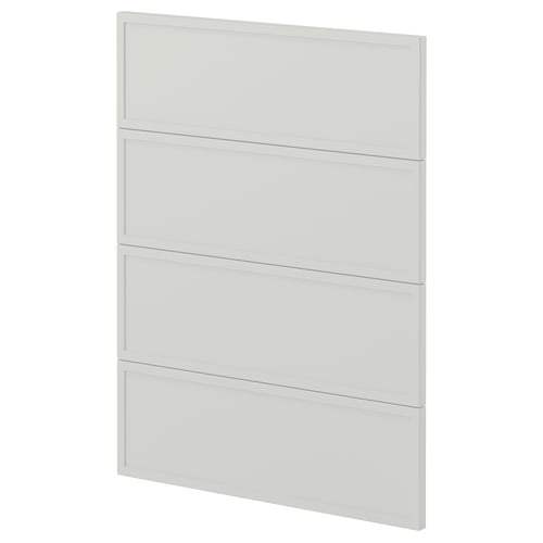 METOD 4 fronts for dishwasher, Aspudden light grey, 60 cm