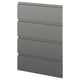 METOD 4 fronts for dishwasher, Voxtorp stainless steel effect, 60 cm
