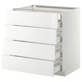 METOD / MAXIMERA Base cb 4 frnts/2 low/3 md drwrs, white/Ringhult white, 80x60 cm