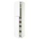 METOD / MAXIMERA Hi cab w 2 doors/4 drawers, white/VOXTORP matt white vertical handle, 60x60x240 cm