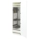 METOD / MAXIMERA High cabinet with cleaning interior, white/VOXTORP matt white vertical handle, 60x60x200 cm