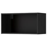 Black ikea METOD wall cabinet, modern, empty